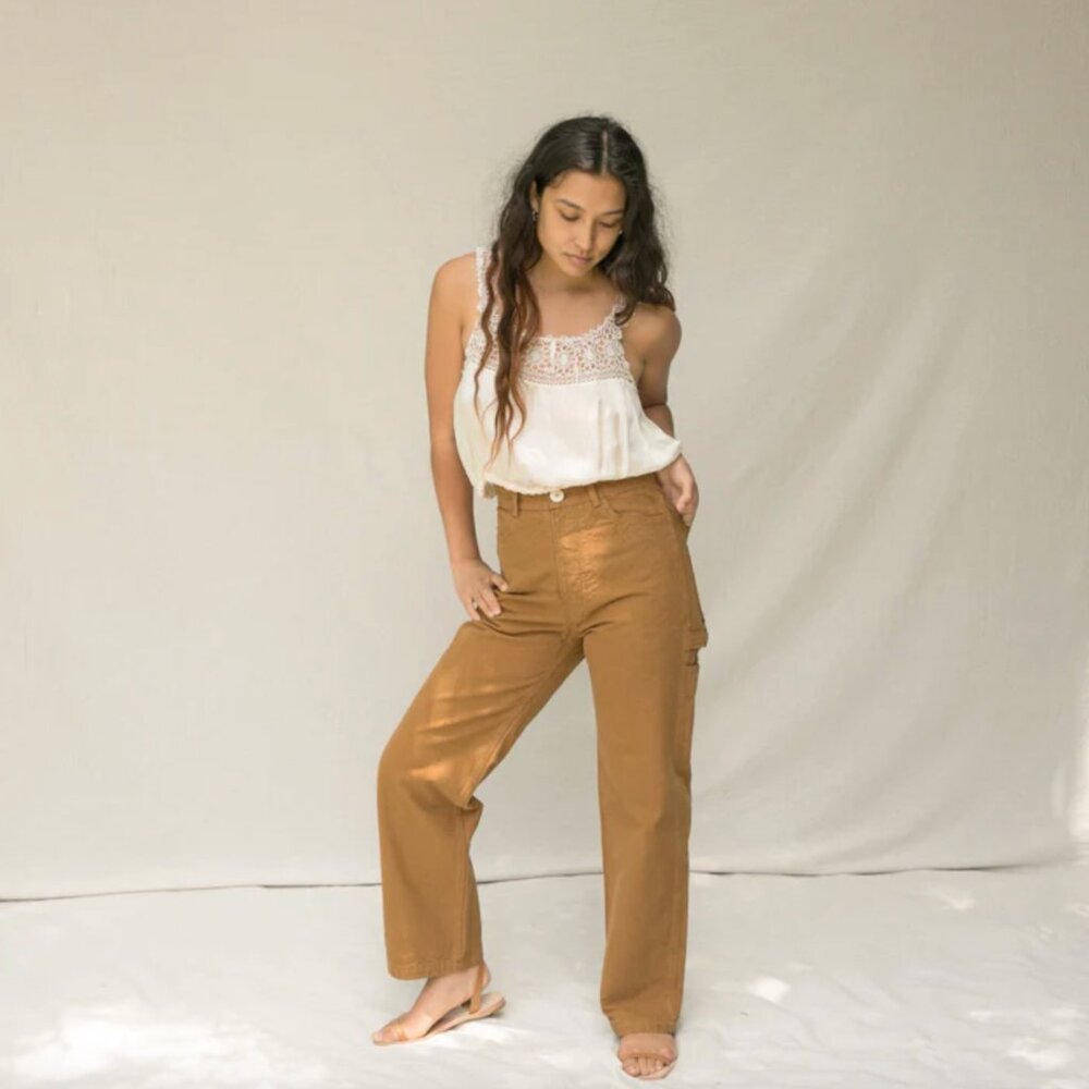 Jesse Kamm Handy Pant Tobacco Size 0